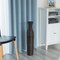 Tall Decorative Modern Ribbed Trumpet Design Brown Floor Vase - Contemporary Home Decor, Stylish Accent Piece for Living Room, Dining Room, or Entryway - Statement Vase for Flowers and Greenery